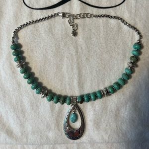 Brighton “Sante Fe” turquoise pendant necklace